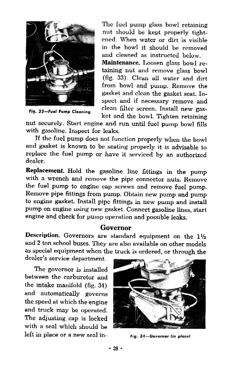 1952 Chevrolet Trucks Operators Manual Page 56